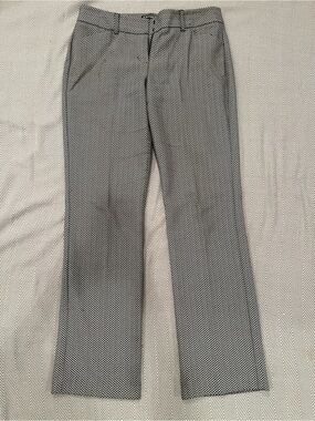 Express Black and White Chevron (Black and White) Editor Pants - 2S